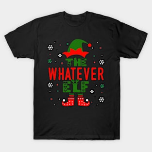 Family Christmas Matching Squad Outfit Elf Funny T-Shirt